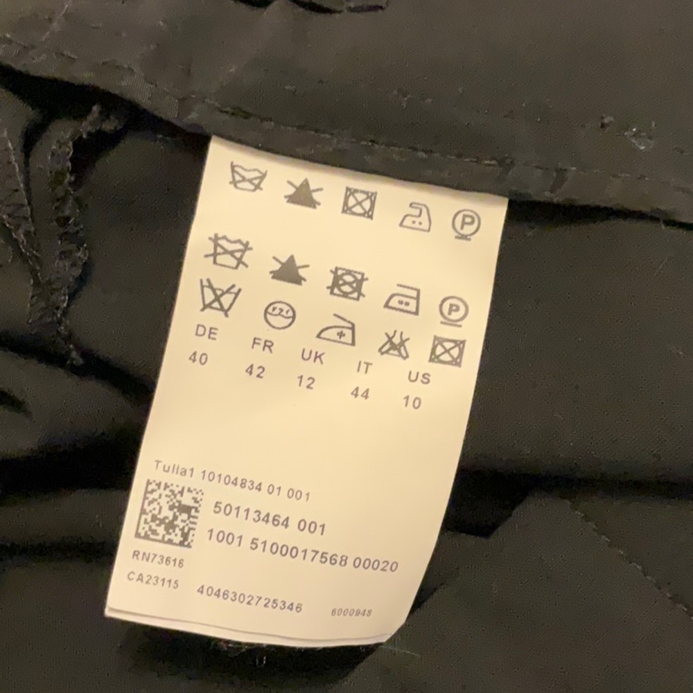 Hugo Boss Women’s Black Wool Trouser Size 12 - Picture 7 of 10